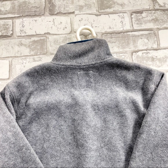 Old Navy Boys Gray Long Sleeve Pullover 1/4 Zip up Sweatshirt - Picture 8 of 10